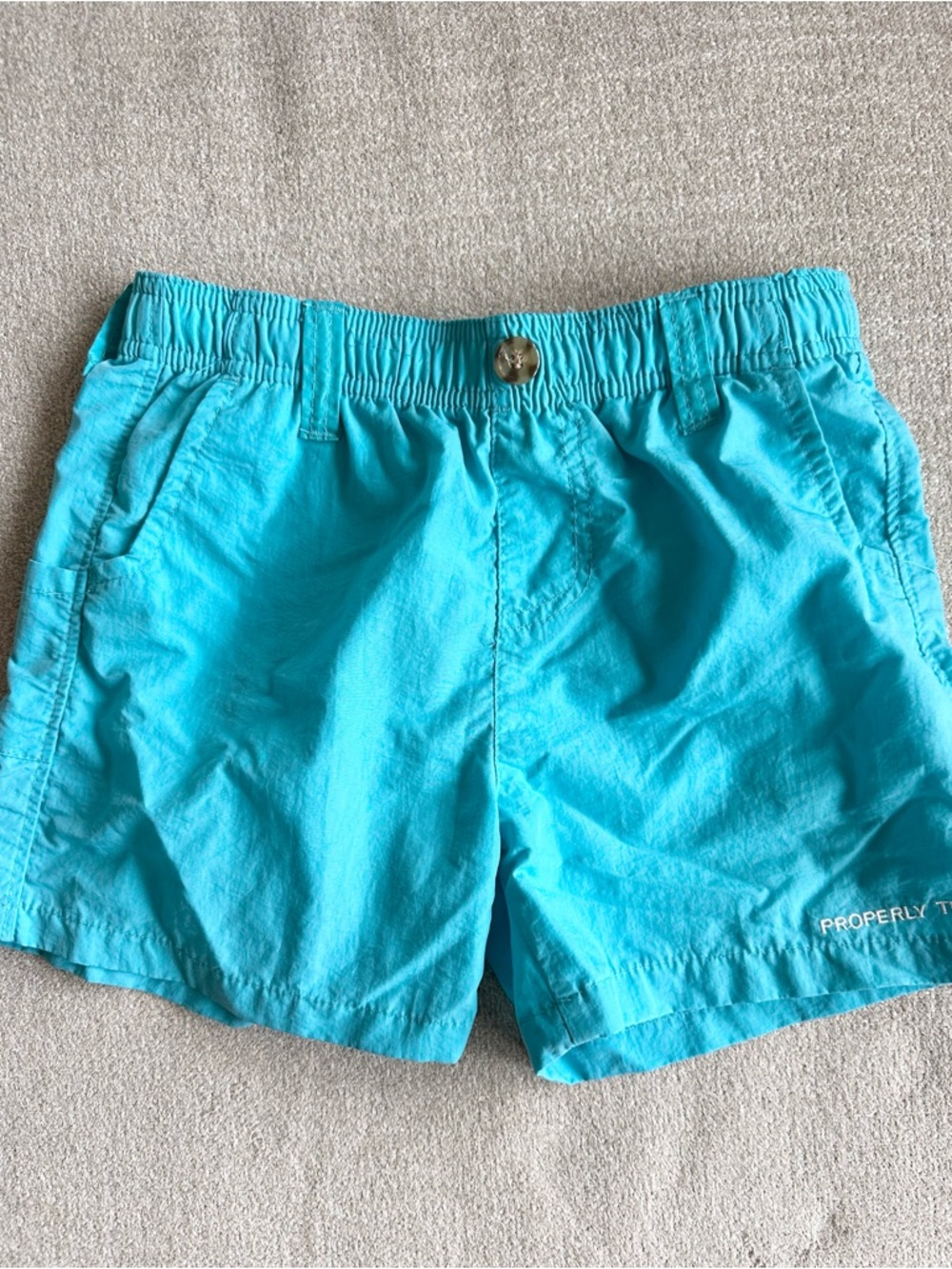Properly Tied Boys Mallard Shorts Soft Green